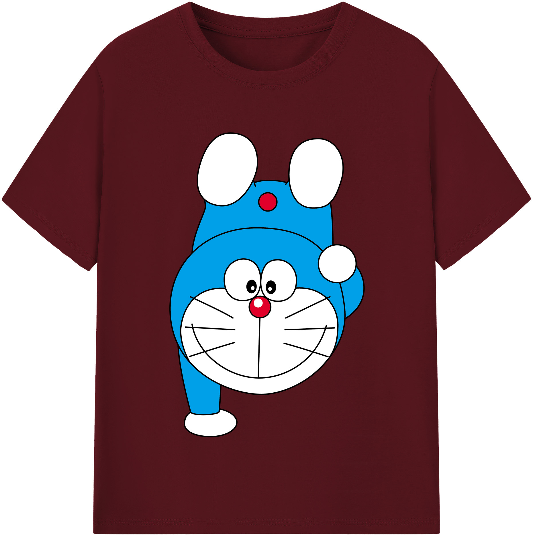 （画像用） ドラえもん Doraemon 綿100％半袖Tシャツ（フロントプリント）
